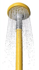 Portable Yellow Outdoor Shower.