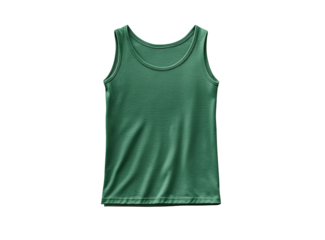 A plain, teal-green tank top