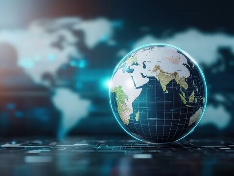 Visionary leaders connected globally, influencing the future through innovation and collaboration.