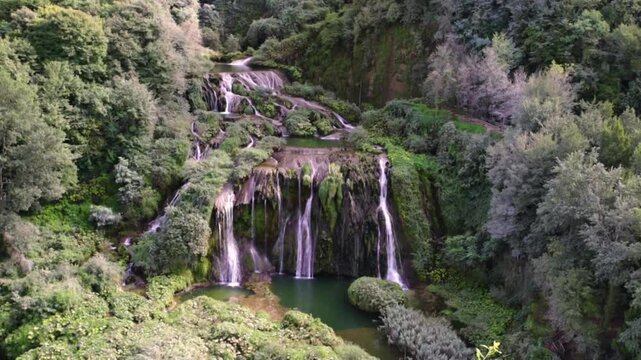 Cascata Delle Marmore waterfalls in Terni, Umbria, Italy