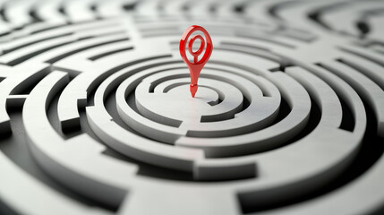 A conceptual vector illustration of strategic business planning, encompassing mission statements, competitive intelligence, brand success, and corporate vision development