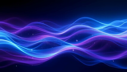 Fototapeta premium abstract blue wave