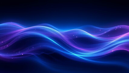 Naklejka premium abstract blue wave background