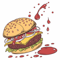 fast food vector