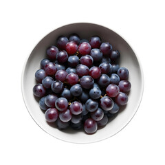 red grapes in a bowl
