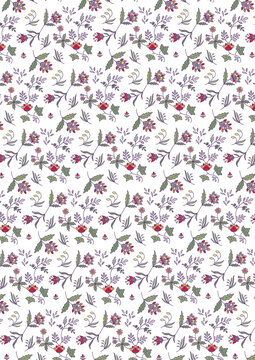 ornemental flower pattern