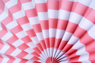 Close up of Pink Hand Fan Background