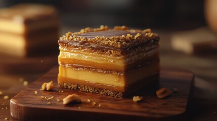 chilean milhojas with dulce de leche