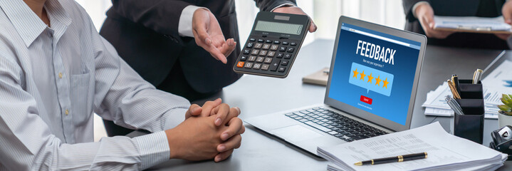 Customer feedback and review analysis by brisk computer software for corporate business