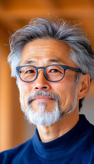 Mature Man Smiling Portrait