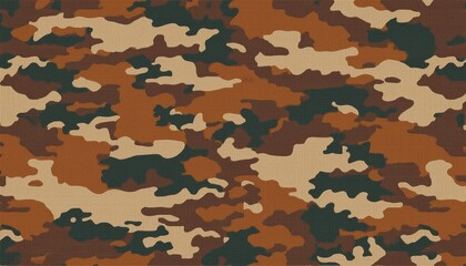Fototapeta premium Texture military camouflage repeats seamless special force print.