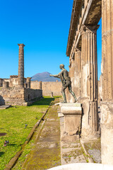 The Temple of Apollo, also known as the Sanctuary of Apollo, is a Roman temple dedicated to the Greek and Roman god Apollo in the ancient Roman town of Pompeii, southern Italy