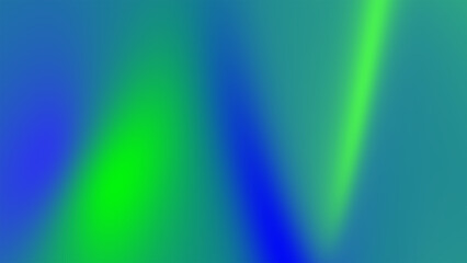 Vibrant Abstract Gradient with Blue and Green Colorful Illumination and Smooth Blurred Patterns