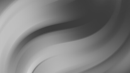 Monochromatic Wave Patterns: Abstract Grayscale Flowing Curves for Modern Artistic Background