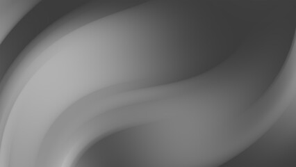 Smooth Black and White Abstract Waves Creating Serene Flowing Patterns in a Dreamlike Design. Suitable for web design, presentations, backgrounds, social media posts, and digital art projects.