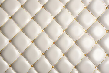 wide white texture of sofa background. White Leather Texture
