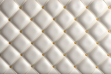 wide white texture of sofa background. White Leather Texture
