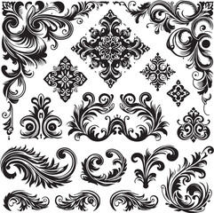 Luxury Ornamental Frame & King Crown Vector Design - Digital Download