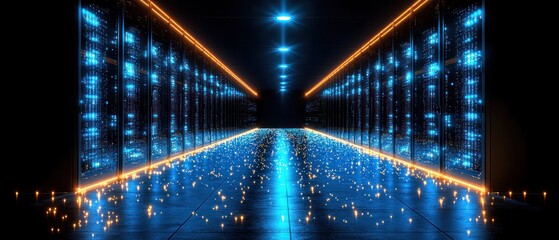 Futuristic Server Room