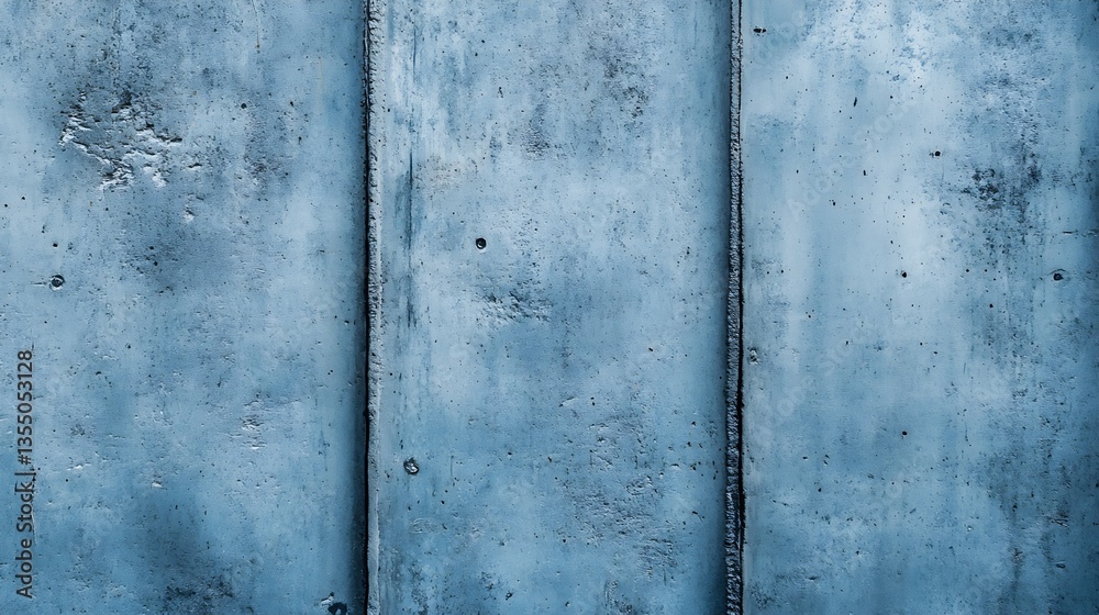 Leinwandbilder Weathered concrete wall displaying rustic texture and unique surface patterns : Generative AI
