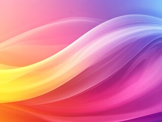 Obraz premium Colorful wave pattern with gradients in pink, purple, and orange tones on