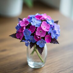 There Is A Vase With A Bunch Of Flowers In It