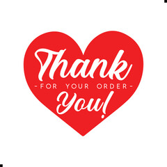 Thank You for Your Order. Elegant Thank You for Your Order Design with Stylish Graphics. Sophisticated Thank You for Your Purchase Image with Modern Elements. Chic Thank You for Your Order Graphic