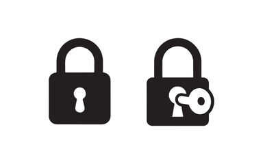 lock icon vector illustration