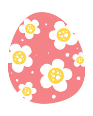 Colorful Easter eggs in a Cute Pattern for Easter Festival