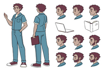 32 Digital security, hands holding devices, smartphone authentication, laptop with lock icon, mobile app verification, data protection symbols, purple and blue color scheme, flat illustration style, d