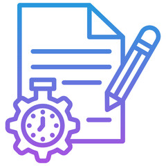 Obraz premium Contract Icon