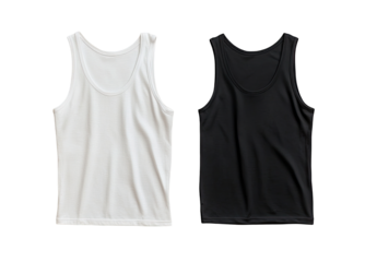 Blank Tank Tops in White and Black