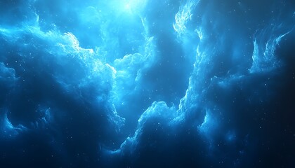 Cosmic Nebula Cloud Formation.