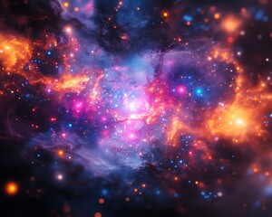 Cosmic Nebula Cluster Explosions.