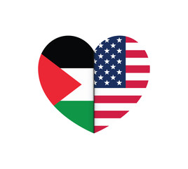 Relations between two countries. USA and Palestine
