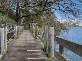 Boardwalk on the waterfront
