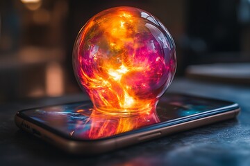 Cosmic Sphere on Smartphone.