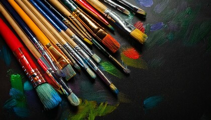 Obraz premium brushes and paints