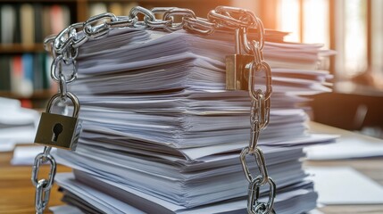 Locked Knowledge ChainBound Documents in Library.
