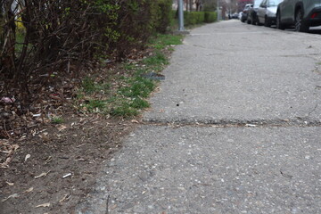 Degraded public road accession way