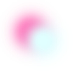 Hot pink light cyan gradient dots