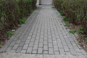 Degraded public road accession way