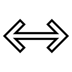 black arrow icon