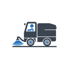 Sweeper Truck Street icon