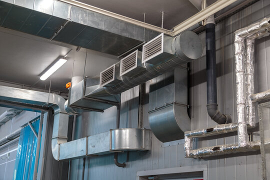 Heating system for industrial premises, new technologies