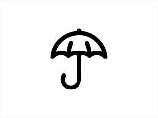 umbrella logo vector design 