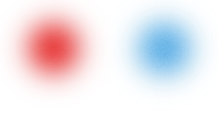 Red and blue glowing emergency lights flashing on a transparent background, perfect for adding a sense of urgency to any project