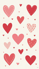 trendy minimalist designs featuring simple shapes hearts various patterns perfect print home decor