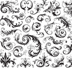 Luxury Ornamental Vintage Vector Bundle | Baroque, Royal Frames & Floral Designs