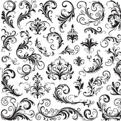 Luxury Ornamental Vintage Vector Bundle | Baroque, Royal Frames & Floral Designs